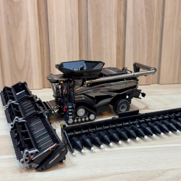 Miniatura Colheitadeira De Grãos Case Axial-flow 9250 All Black - 1/32
