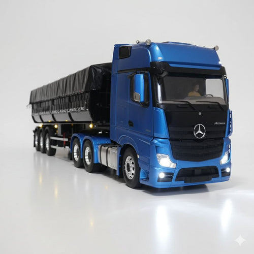 Caminhão Mercedes-Benz Actros 2651 Carreta Graneleira 6x4 – Escala 1/14 (Controle Remoto)